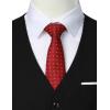 imageMens Classic Slim Fit Dress Vest Formal Wedding Prom Tuxedo Suit Vest with PocketBlack White