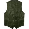 imageMens Classic Slim Fit Dress Vest Formal Wedding Prom Tuxedo Suit Vest with PocketDark Green