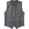 imageMens Classic Slim Fit Dress Vest Formal Wedding Prom Tuxedo Suit Vest with PocketGrey