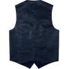 imageMens Classic Slim Fit Dress Vest Formal Wedding Prom Tuxedo Suit Vest with PocketNavy Blue