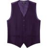 imageMens Classic Slim Fit Dress Vest Formal Wedding Prom Tuxedo Suit Vest with PocketPurple
