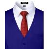 imageMens Classic Slim Fit Dress Vest Formal Wedding Prom Tuxedo Suit Vest with PocketRoyal Blue