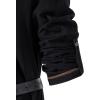 imageMens Pure Cotton Vintage Lace Up Shirts for Pirate Renaissance Viking Medieval Costume Without BeltBlack