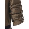 imageMens Pure Cotton Vintage Lace Up Shirts for Pirate Renaissance Viking Medieval Costume Without BeltCoffee