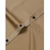 imageMens Stretch MultiUse Long Sleeve Dress Shirts Party Prom Wedding Shirts with Slight SheenKhaki