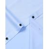imageMens Stretch MultiUse Long Sleeve Dress Shirts Party Prom Wedding Shirts with Slight SheenLight Blue