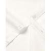 imageMens Stretch Textured Short Sleeve Button Down Shirts Summer Casual Beach Wedding Vacation ShirtIvory White