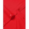 imageMens Stretch Textured Short Sleeve Button Down Shirts Summer Casual Beach Wedding Vacation ShirtRed