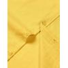 imageMens Stretch Textured Short Sleeve Button Down Shirts Summer Casual Beach Wedding Vacation ShirtYellow