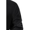 imageMens Pure Cotton Retro Lace Up Shirts for Renaissance Pirate Viking MedievalBlack