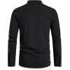 imageMens Pure Cotton Retro Lace Up Shirts for Renaissance Pirate Viking MedievalBlackd
