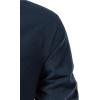 imageMens Pure Cotton Retro Lace Up Shirts for Renaissance Pirate Viking MedievalNavy Blue