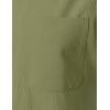 imageMens Stretch Wrinkle Free Short Sleeve Texture Shirt Summer Lightweight Button Down Shirts for Beach VacationArmy Green