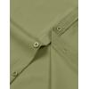 imageMens Stretch Wrinkle Free Short Sleeve Texture Shirt Summer Lightweight Button Down Shirts for Beach VacationArmy Green