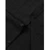 imageMens Stretch Wrinkle Free Short Sleeve Texture Shirt Summer Lightweight Button Down Shirts for Beach VacationBlack