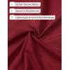 imageMens Stretch Wrinkle Free Short Sleeve Texture Shirt Summer Lightweight Button Down Shirts for Beach VacationBurgundy