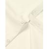 imageMens Stretch Wrinkle Free Short Sleeve Texture Shirt Summer Lightweight Button Down Shirts for Beach VacationCream White