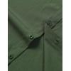 imageMens Stretch Wrinkle Free Short Sleeve Texture Shirt Summer Lightweight Button Down Shirts for Beach VacationDark Green