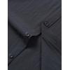 imageMens Stretch Wrinkle Free Short Sleeve Texture Shirt Summer Lightweight Button Down Shirts for Beach VacationDark Grey