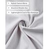 imageMens Stretch Wrinkle Free Short Sleeve Texture Shirt Summer Lightweight Button Down Shirts for Beach VacationLight Grey