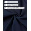 imageMens Stretch Wrinkle Free Short Sleeve Texture Shirt Summer Lightweight Button Down Shirts for Beach VacationNavy Blue