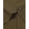 imageMens Stretch Wrinkle Free Short Sleeve Texture Shirt Summer Lightweight Button Down Shirts for Beach VacationOlive Green