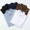 imageMens Stretch Wrinkle Free Short Sleeve Texture Shirt Summer Lightweight Button Down Shirts for Beach VacationOlive Green