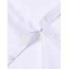 imageMens Stretch Wrinkle Free Short Sleeve Texture Shirt Summer Lightweight Button Down Shirts for Beach VacationWhite