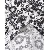imageMens Stylish Casual Printed Short Sleeve Button Down Shirts Summer Vacation Beach Tropical Hawaiian ShirtBlack Floral