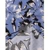 imageMens Stylish Casual Printed Short Sleeve Button Down Shirts Summer Vacation Beach Tropical Hawaiian ShirtBlue Floral