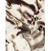 imageMens Stylish Casual Printed Short Sleeve Button Down Shirts Summer Vacation Beach Tropical Hawaiian ShirtBrown Abstract Pattern