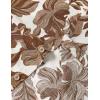imageMens Stylish Casual Printed Short Sleeve Button Down Shirts Summer Vacation Beach Tropical Hawaiian ShirtBrown Leaves