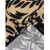 imageMens Stylish Casual Printed Short Sleeve Button Down Shirts Summer Vacation Beach Tropical Hawaiian ShirtKhaki