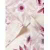 imageMens Stylish Casual Printed Short Sleeve Button Down Shirts Summer Vacation Beach Tropical Hawaiian ShirtPink Floral