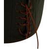 imageMens Cotton Long Sleeve Lace Up Vintage Shirts for Renaissance Pirate Viking Medieval CostumeArmy Green