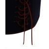imageMens Cotton Long Sleeve Lace Up Vintage Shirts for Renaissance Pirate Viking Medieval CostumeDark Blue