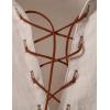 imageMens Cotton Long Sleeve Lace Up Vintage Shirts for Renaissance Pirate Viking Medieval CostumeLight Khaki