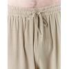 imageMens Pure Cotton Vintage Ankle Banded Pants for Renaissance Pirate Viking Medieval CostumeKhaki