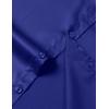 imageMens Stretch Slim Fit Dress Shirts Formal Wedding Prom Short Sleeve Button Down Shirt with PocketRoyal Blue