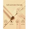 imageMens Stretch Soft Slim Fit Dress Shirts Long Sleeve Formal Wedding Business Casual Button Down ShirtKhaki