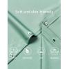 imageMens Stretch Soft Slim Fit Dress Shirts Long Sleeve Formal Wedding Business Casual Button Down ShirtTurquoise
