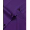 imageMens Stretch Wrinkle Free Dress Shirts Formal Wedding Prom Short Sleeve Slim Fit Button Down ShirtPurple