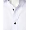 imageMens Stretch Wrinkle Free Dress Shirts Formal Wedding Prom Short Sleeve Slim Fit Button Down ShirtWhite