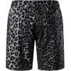 imageMens 2 Piece Casual Cotton Stretchy Outfit Short Sleeve Button up Shirt and Shorts SetBlack Leopard