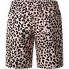 imageMens 2 Piece Casual Cotton Stretchy Outfit Short Sleeve Button up Shirt and Shorts SetPink Leopard