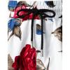 imageMens 2 Piece Casual Cotton Stretchy Outfit Short Sleeve Button up Shirt and Shorts SetWhiterose