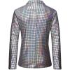imageMens 70s Disco 2 Piece Set Stretchy Shiny Suits Sequin Jacket and PantsSilver