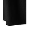 imageMens Pure Cotton Vintage Short Sleeve Lace Up Shirts for Renaissance Pirate Viking Medieval CostumeSolid Black