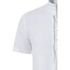 imageMens Pure Cotton Vintage Short Sleeve Lace Up Shirts for Renaissance Pirate Viking Medieval CostumeSolid White