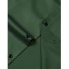 imageMens Stretch Wrinkle Free Dress Shirts Formal Wedding Prom Long Sleeve Slim Fit Button Down ShirtDark Green